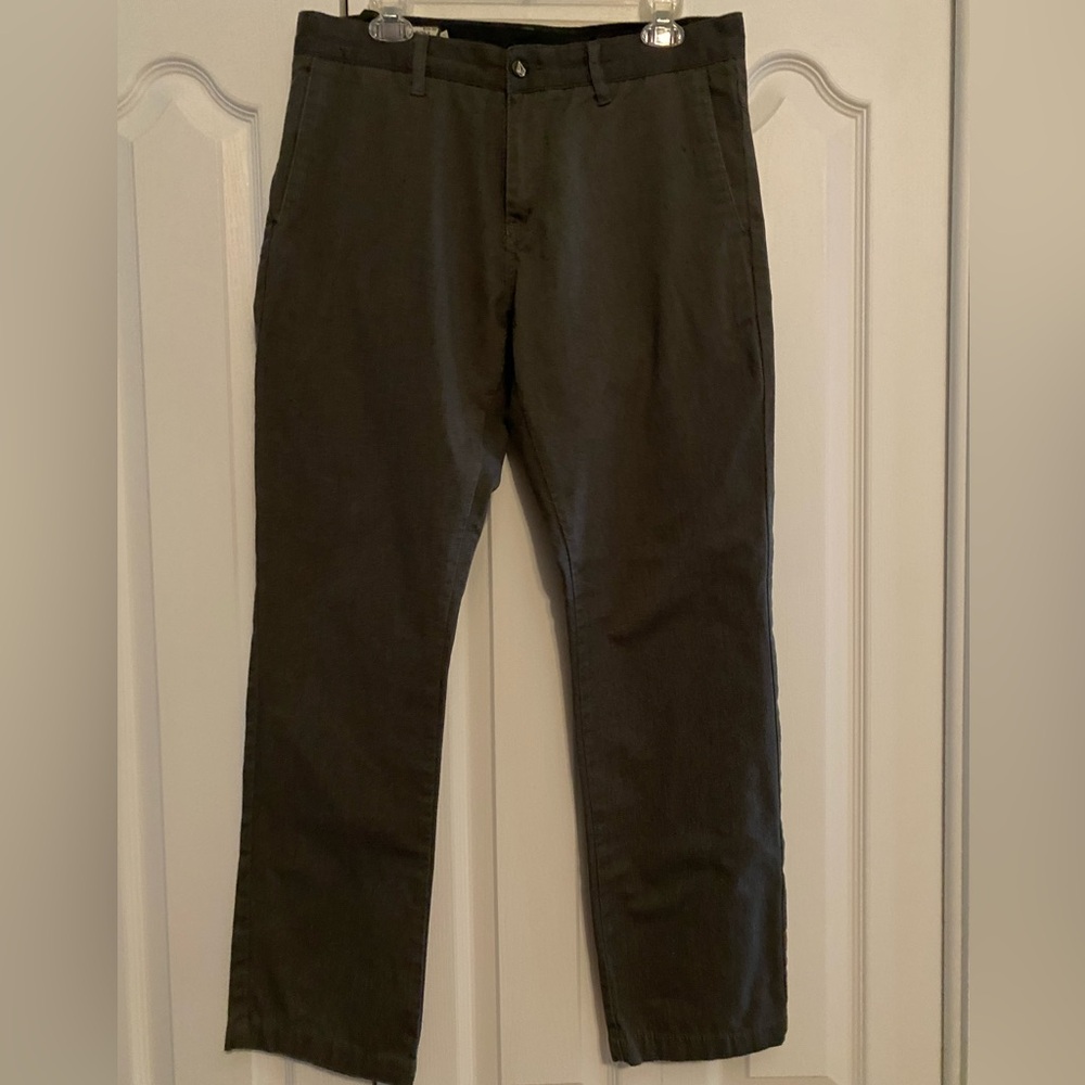 Volcom Men's Charcoal Chinos